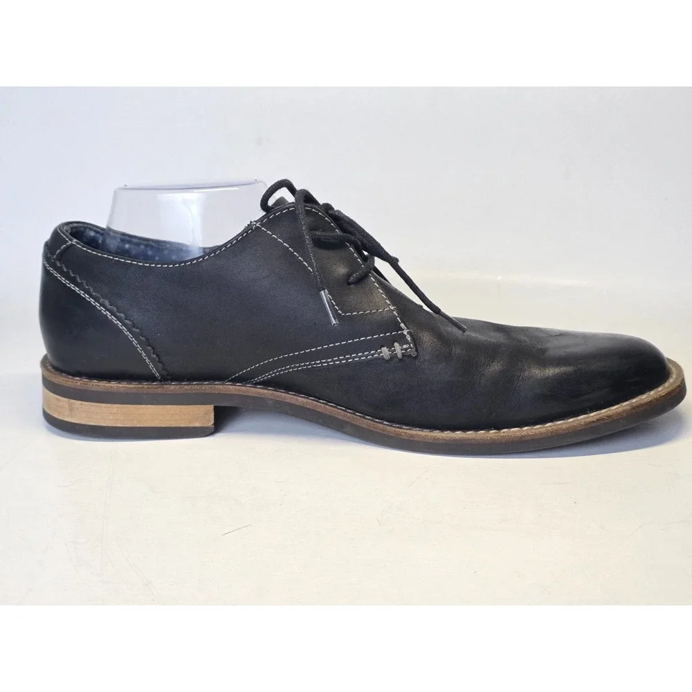 Penguin by‎ Munsingwear Men's Dress Shoes Size 10.5 Black Leather Oxford Classic